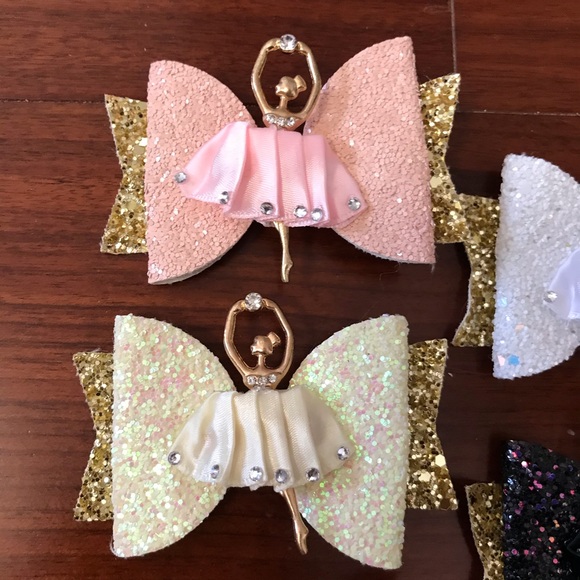 Ballerina Hair Clips set of 5 Super cute - Picture 5 of 8